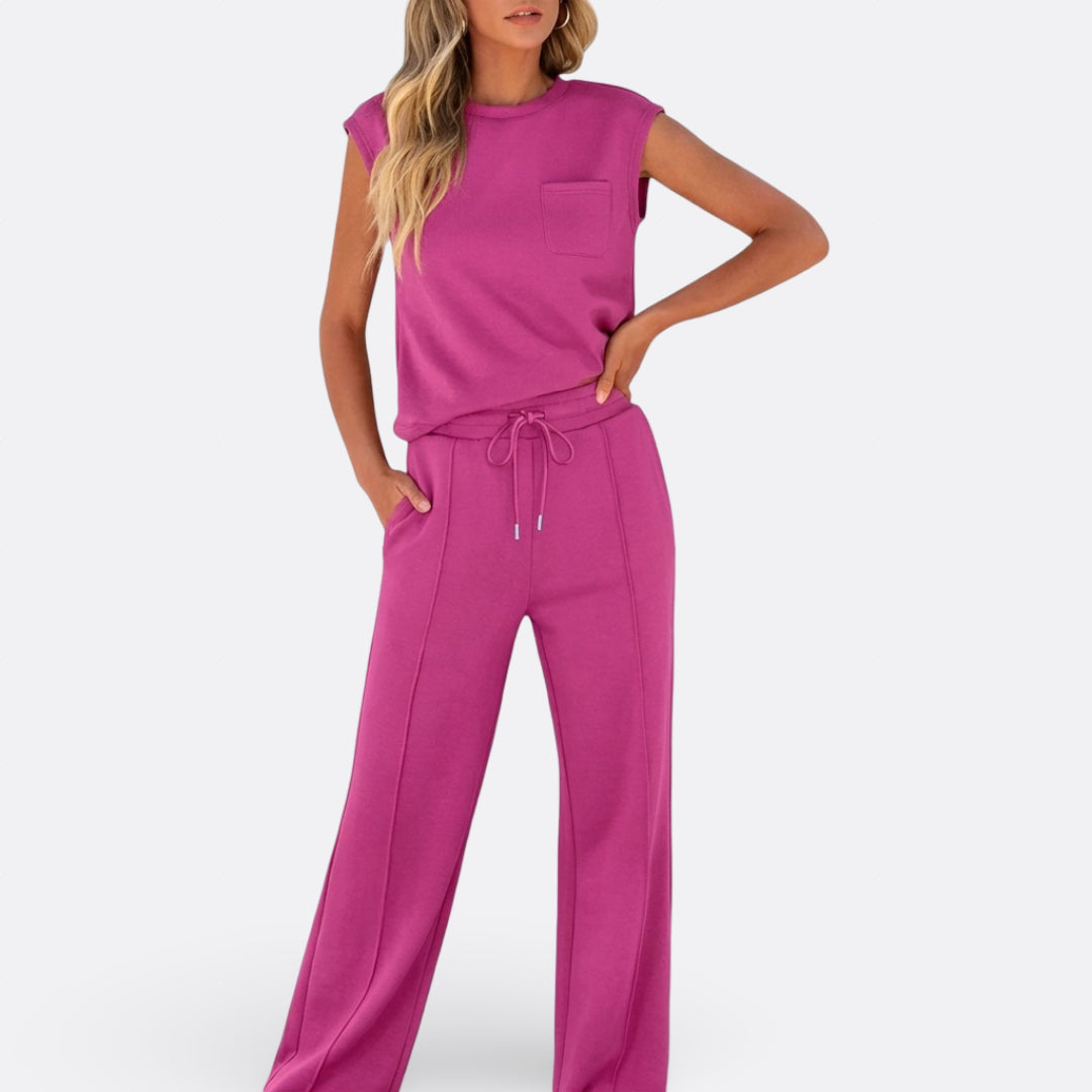 Rachel - Casual Set in Soft Lounge Fabric