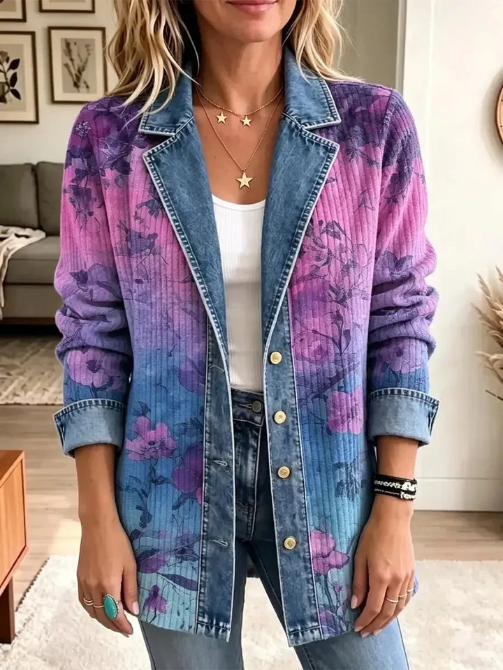 Brooklyn | Retro Floral Art Jacket