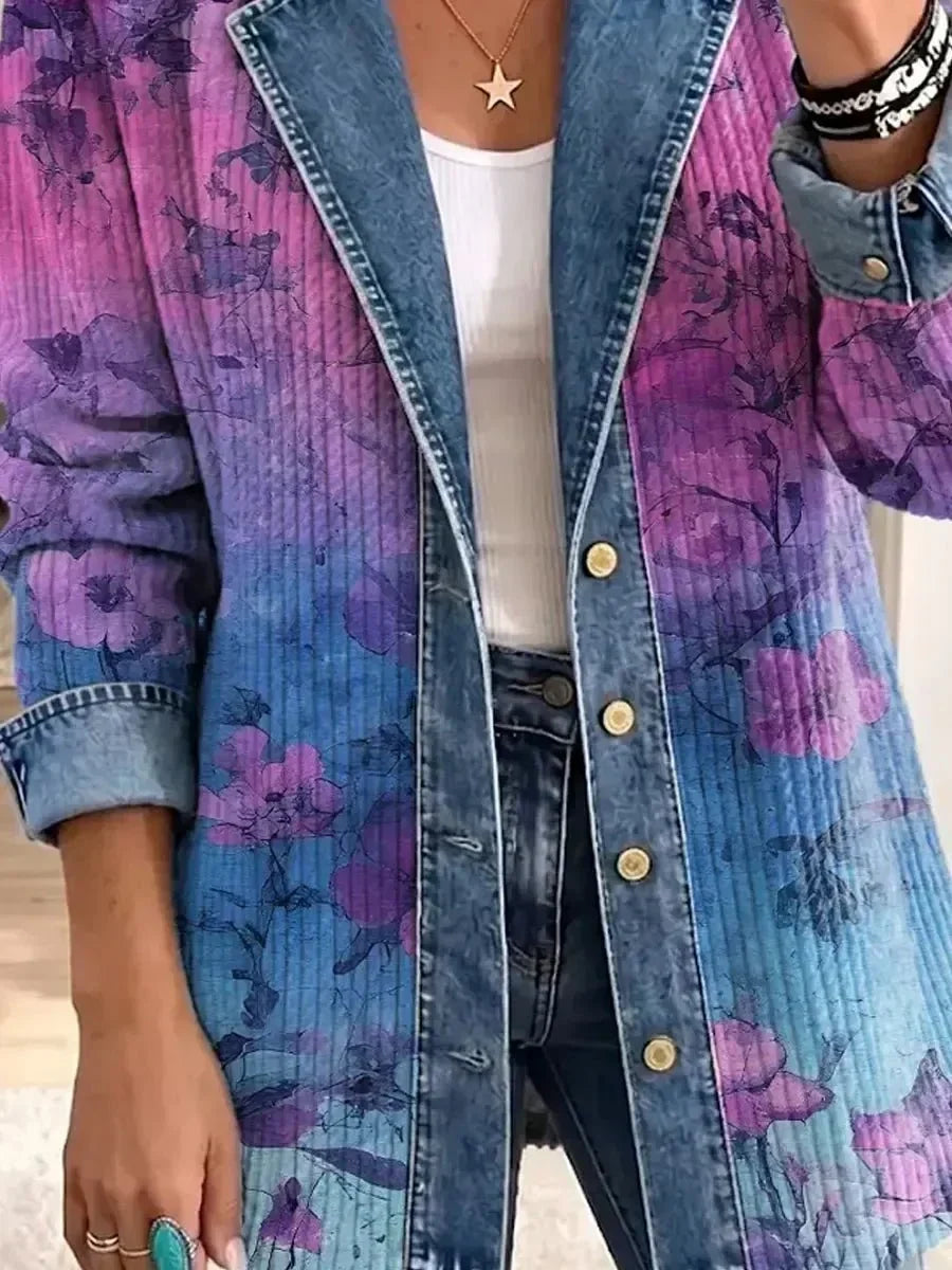 Brooklyn | Retro Floral Art Jacket