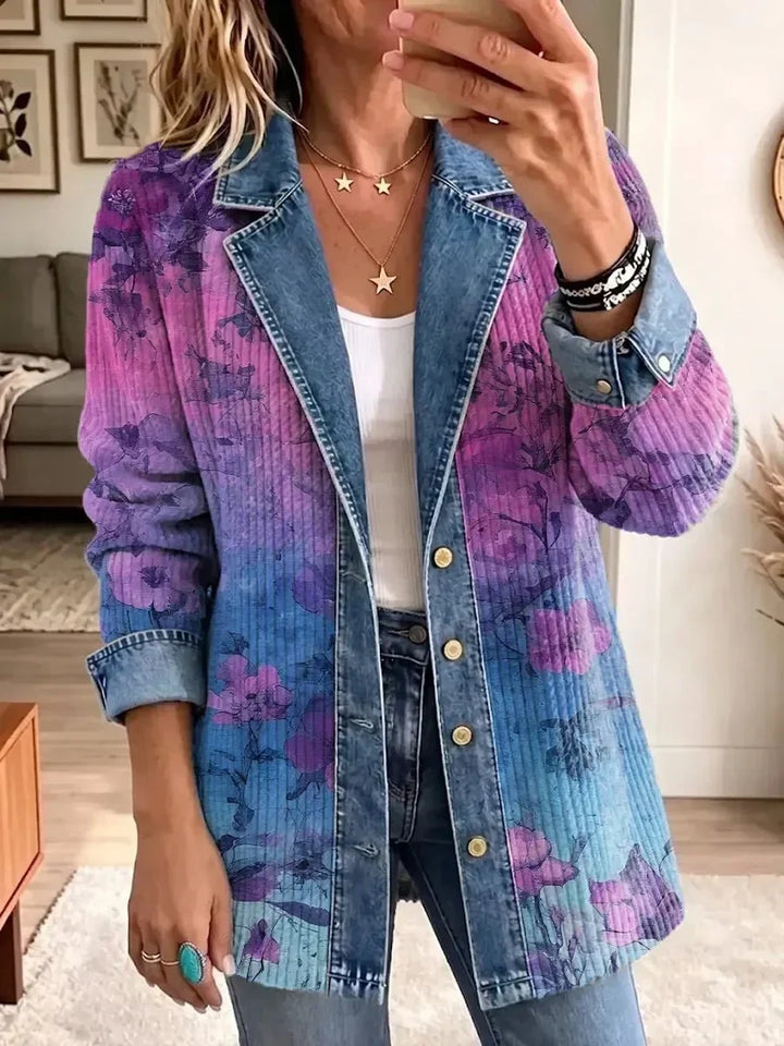 Brooklyn | Retro Floral Art Jacket