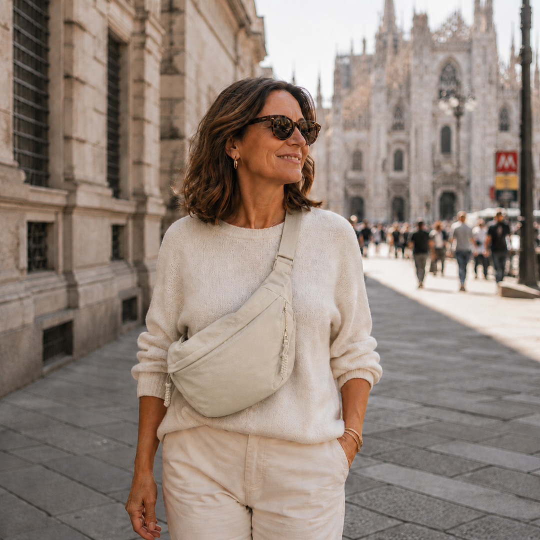 Abigail | Beige Shoulder Bag