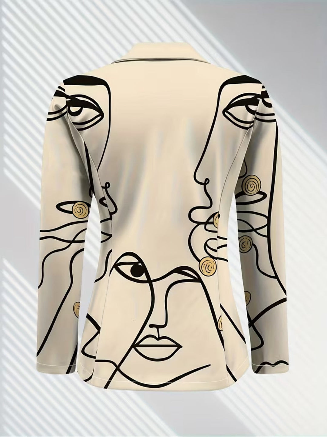 Audrey | Women's Line Art Blazer
