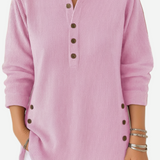 Kylie – Long Sleeve Solid Knit Sweater
